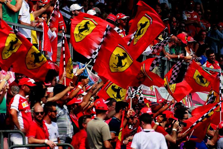 ferrari flags prancing horse