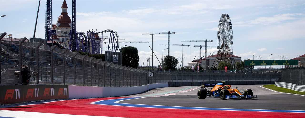 McLaren Racing - Russian Grand Prix 2021 - Free Practice