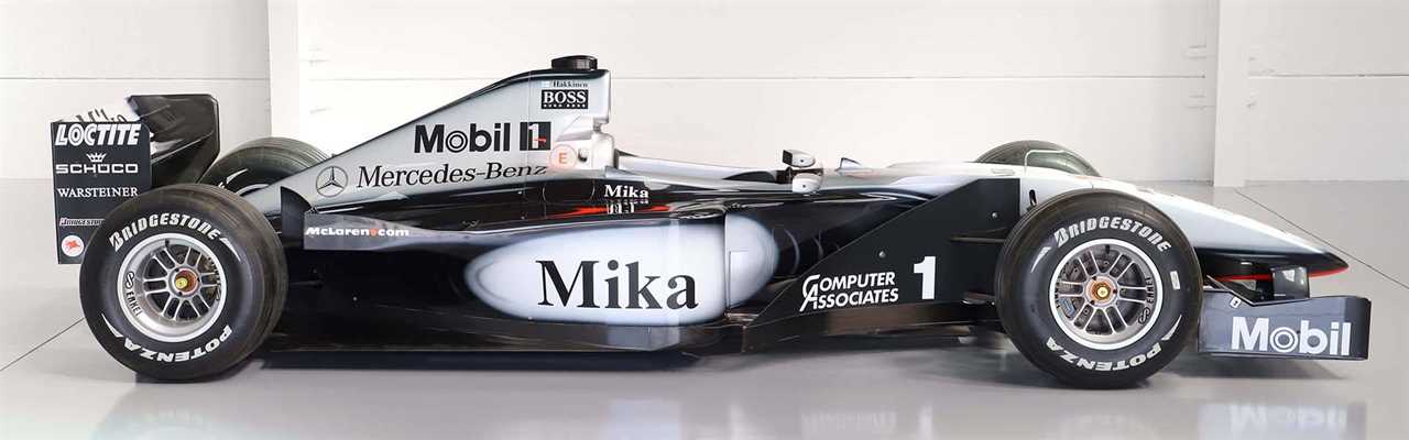 Mika Häkkinen's championship-winning F1 car is for sale