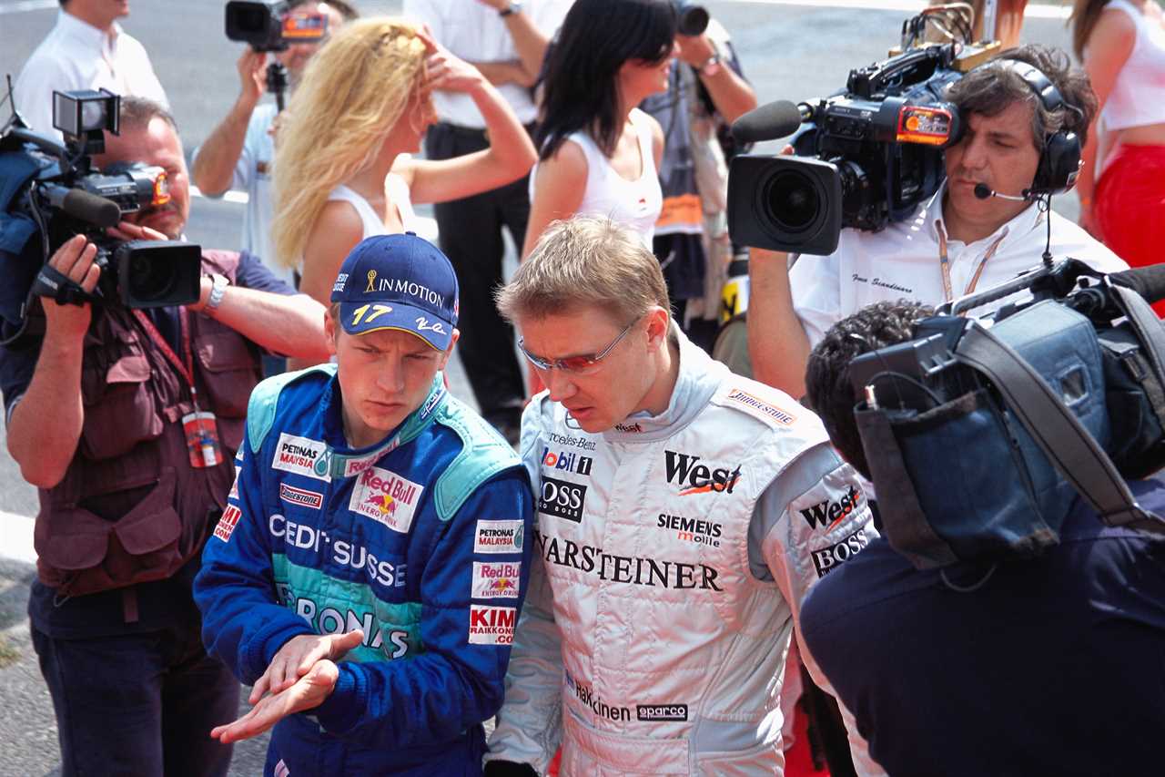 Räikkönen bekam seine Chance in einem Top-Auto früher als erwartet, als er 2002 Häkkinen bei McLaren ersetzte