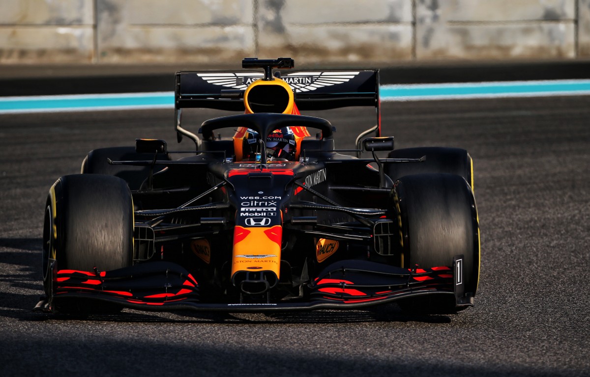 Red Bull Junior Juri Vips in test use.  Abu Dhabi, December 2020.