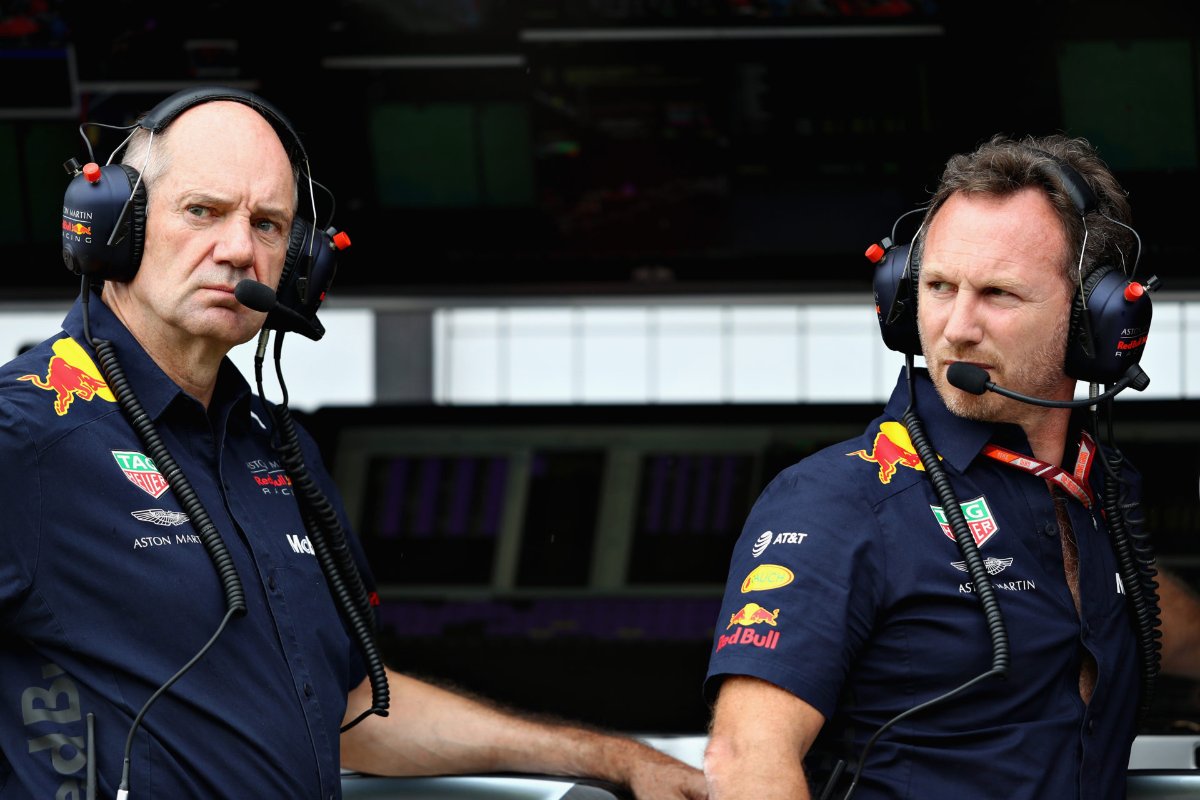 Horner reacts to current Aston Martin F1 rumors about Red Bull designer Newey