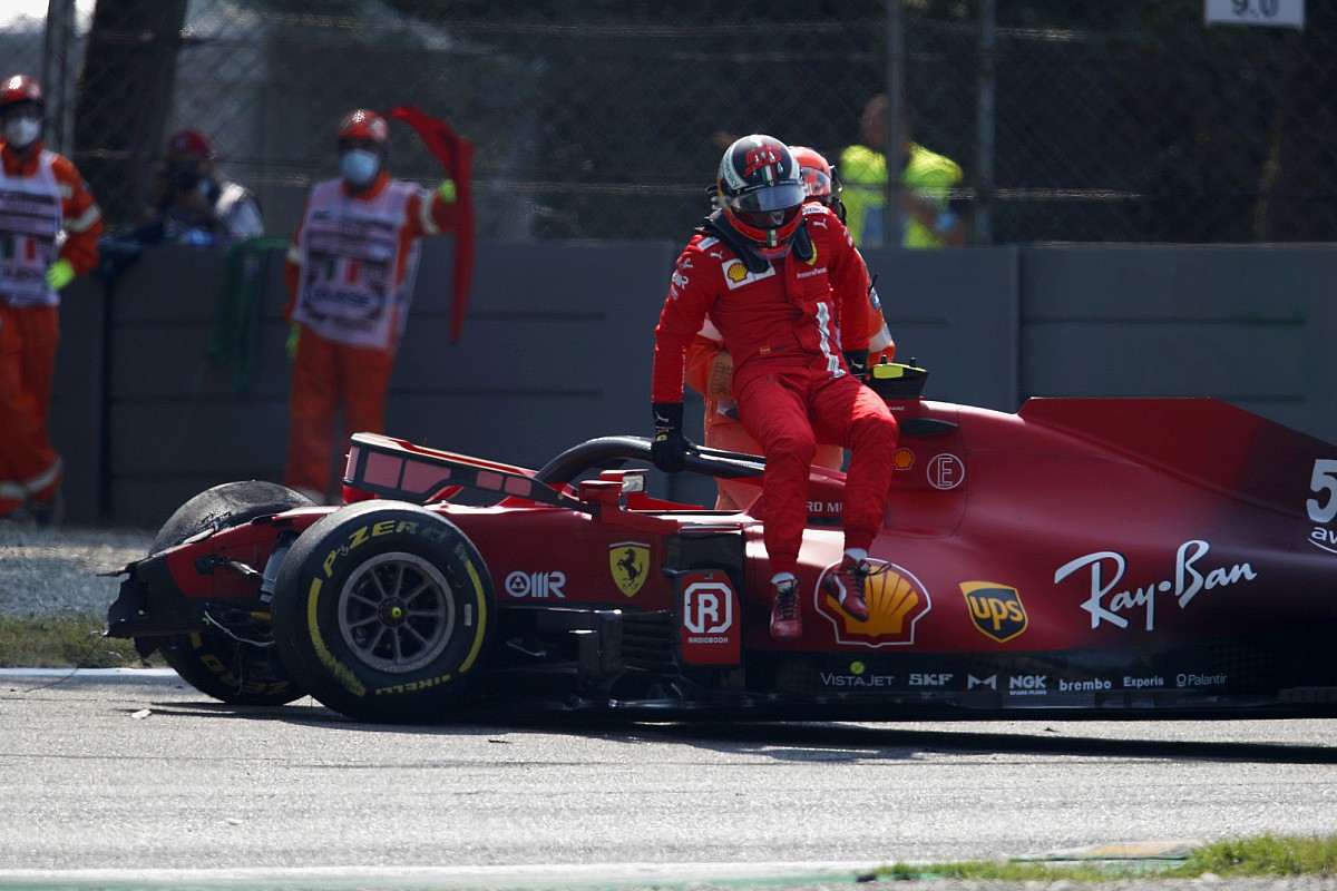 FIA investigates belt stretching in the F1 crash in Sainz Monza