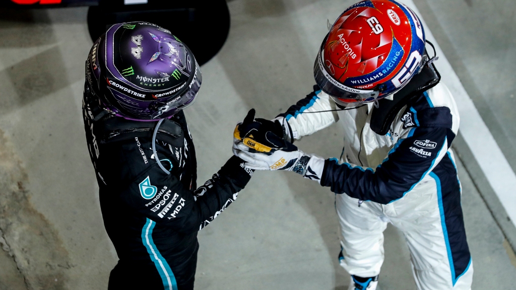 Russell “knows where I'm going,” while Hamilton embraces the prospect of a new teammate