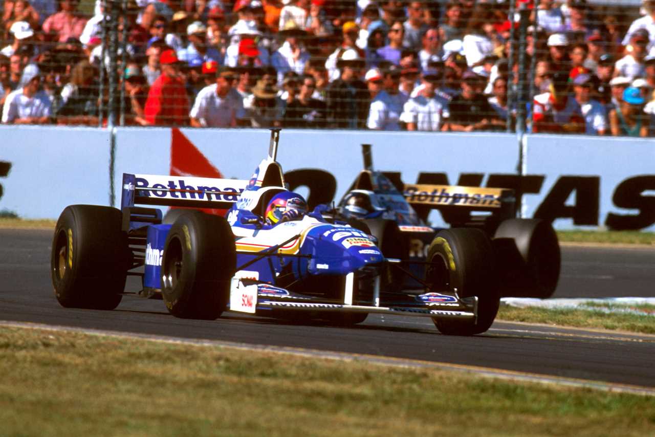 Villeneuve shone on his debut and was on course to win before leaking oil allowed team-mate Hill through
