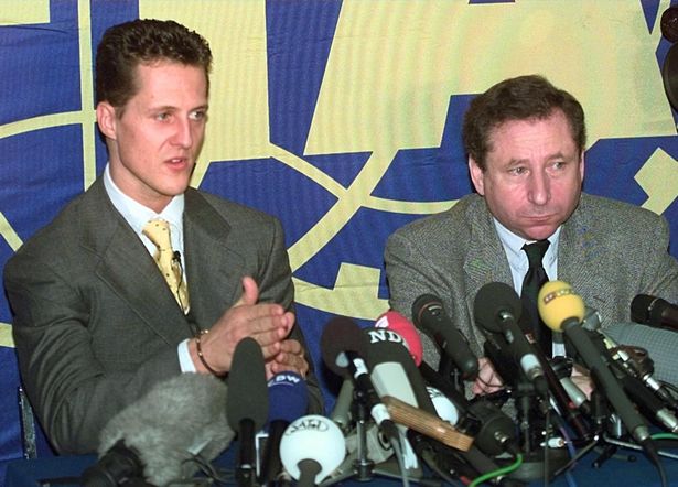 Schumacher was disqualified from the 1997 World Cup at a hearing