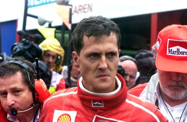 Michael Schumacher was not always able to keep what was happening on the racetrack under control