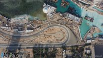 Construction of the Jeddah Corniche Circuit, 2021