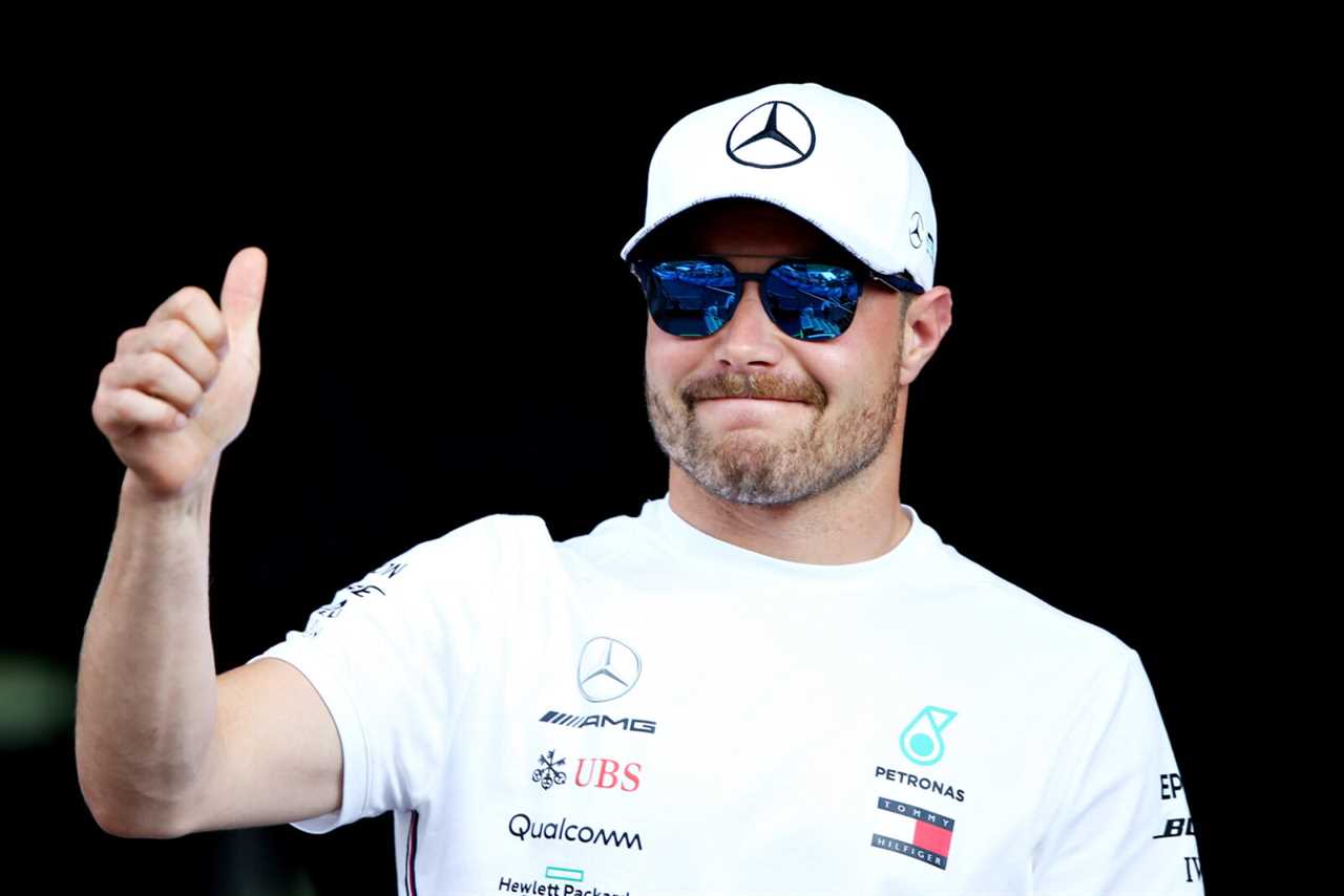 Valtteri Bottas sees the lighter side of his angry outburst against Mercedes F1