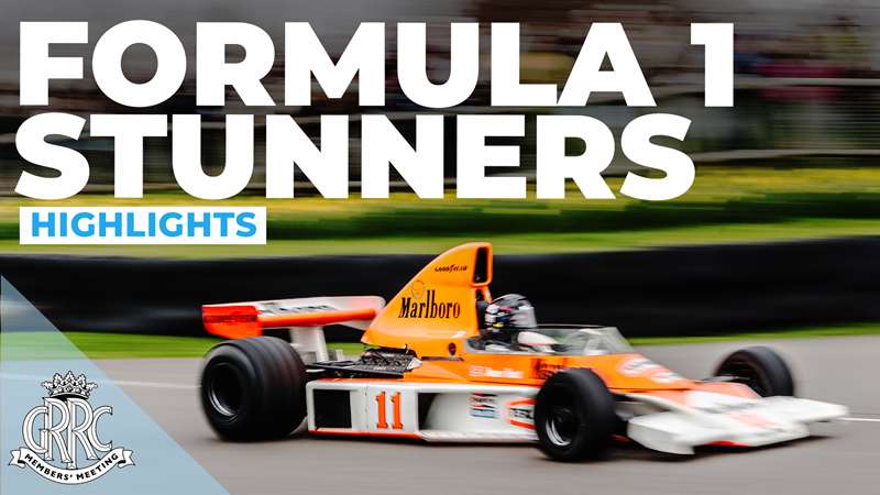 [Video] 10 stunning F1 cars at Goodwood Members' Meetings