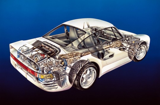 Memory of the Porsche 959, one of the most influential super sports cars of all time