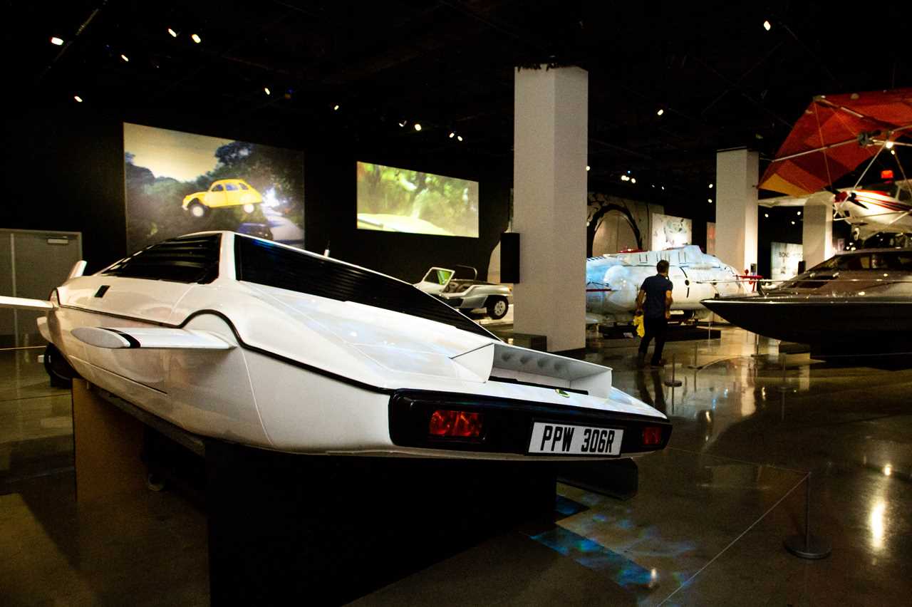 The Amphibious Esprit is a famous car on the screen