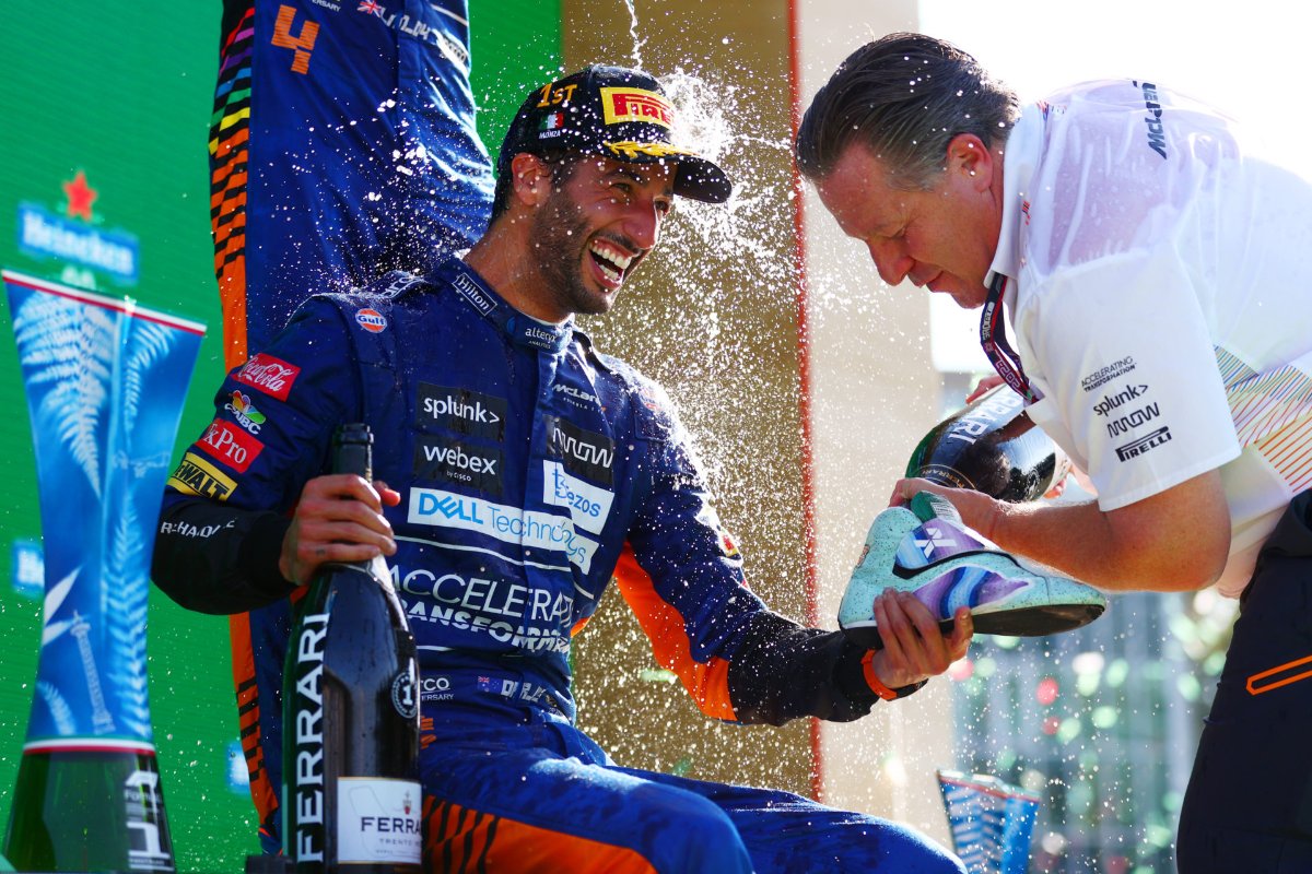 Daniel Ricciardo throws himself into a huge drive to survive the update after his F1 win at Monza