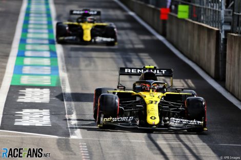 Esteban Ocon, Renault, Spa-Francorchamps, 2020