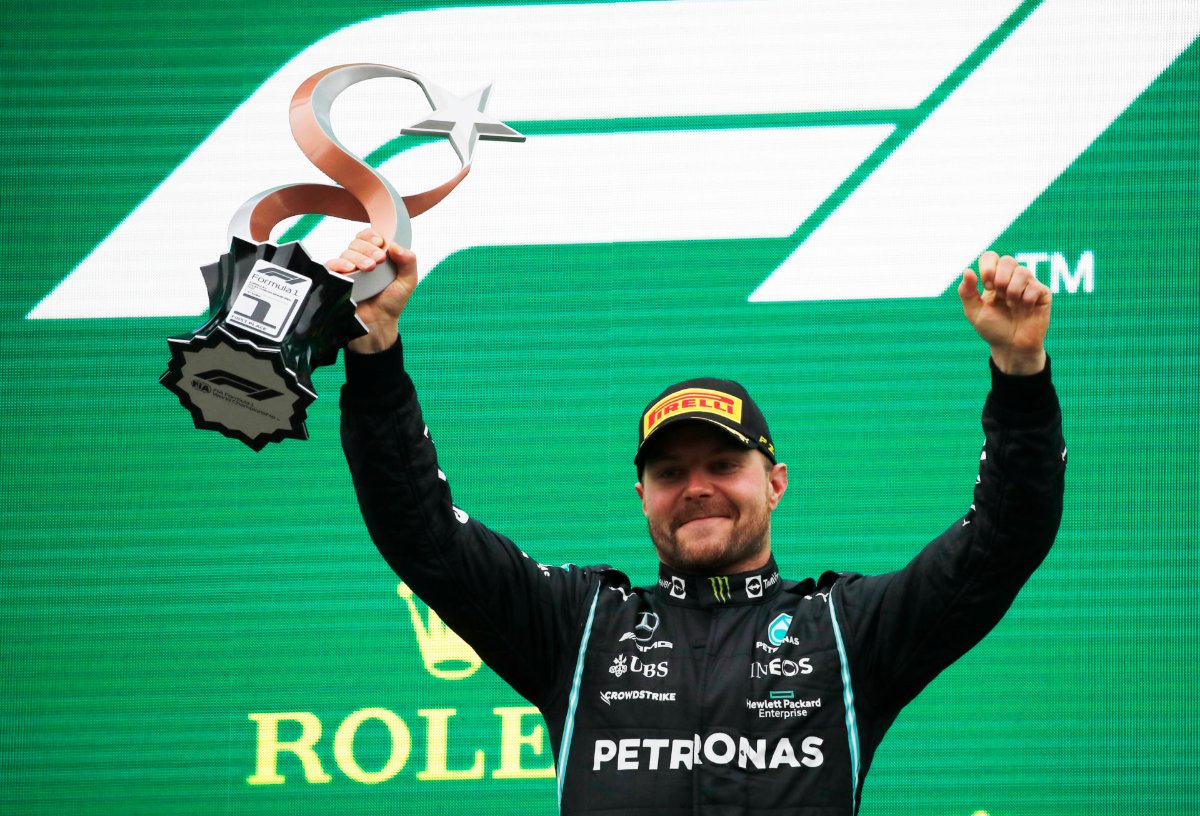 Mercedes F1 triggers a riot of laughter on Twitter with 'Evil Bottas' meme