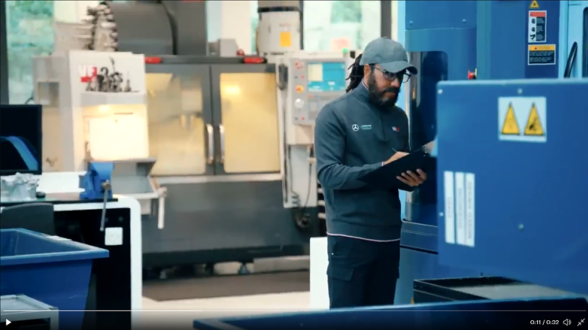 Lewis Hamilton in disguise shocks children and delivers an inspiring message on the Mercedes tour