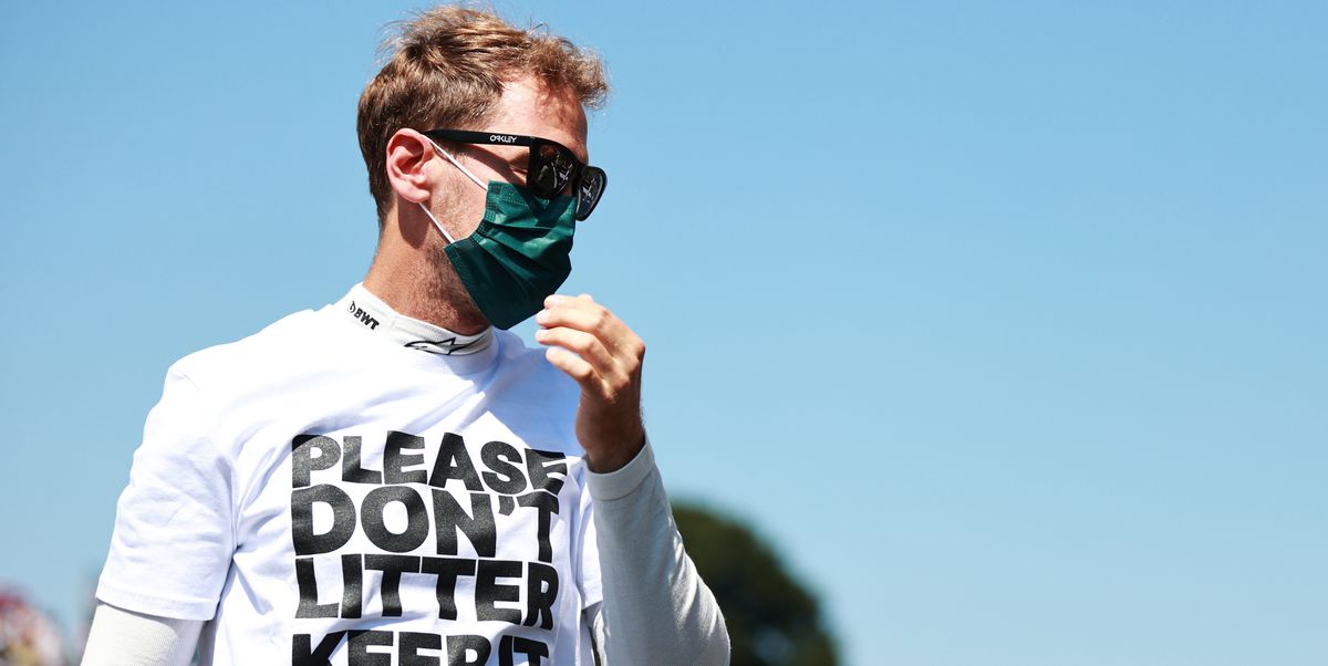 Aston Martin F1's Sebastian Vettel is determined to save the planet, one hot dog wrapper at a time