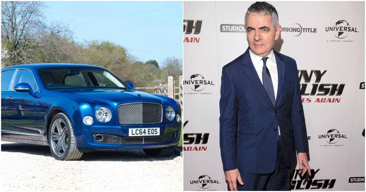 Here's a look at Rowan Atkinson's massive auto collection