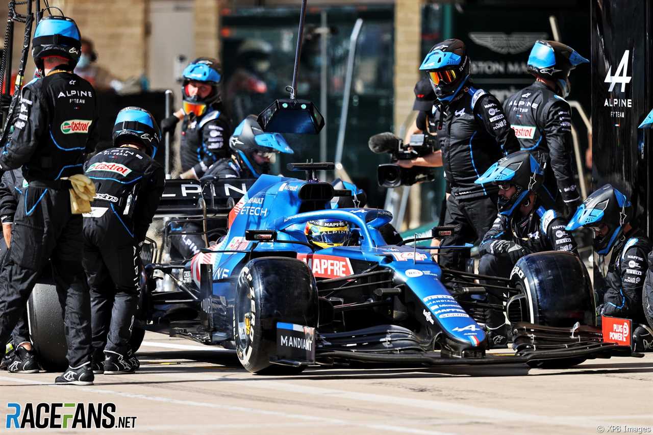 Fernando Alonso, Alpine, Circuit of the Americas, 2021