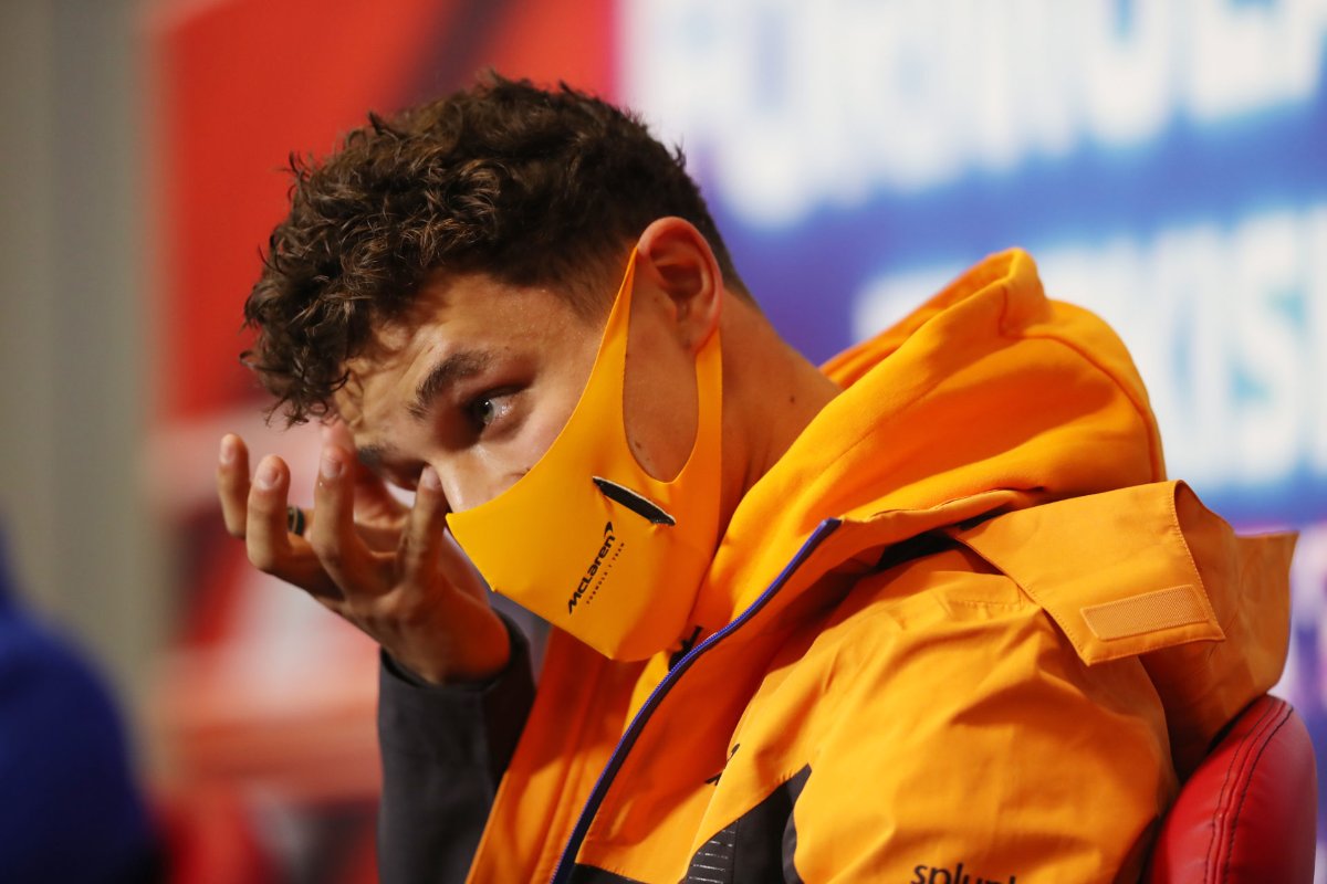 WATCH: Lando Norris digs his costly decision during the F1 race in Sochi
