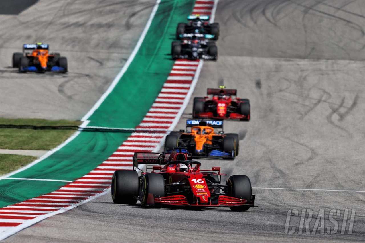 F1 2021 United States Grand Prix - Full Round 17 Race Results