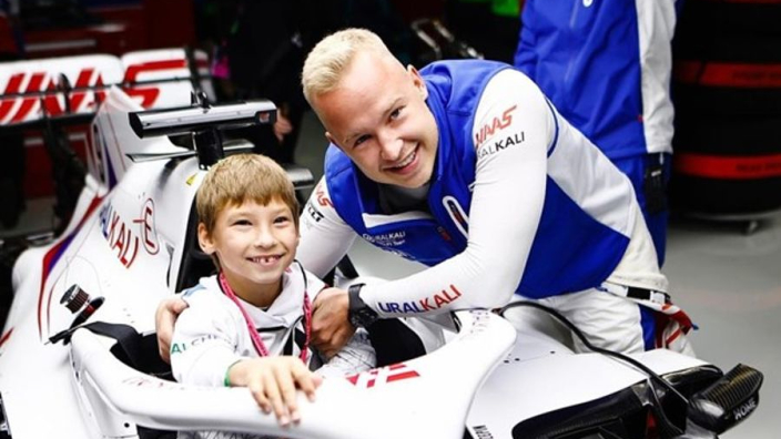 Mazepin embraces WeRaceAsOne with cerebral palsy fundraiser