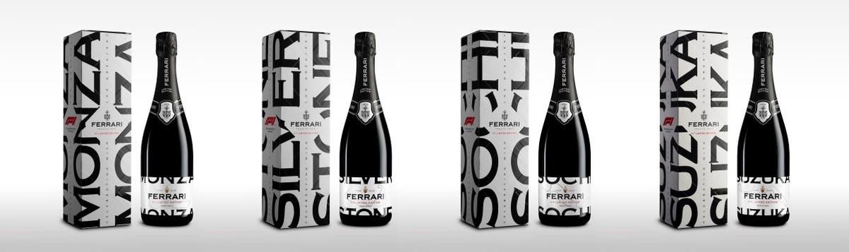 Ferrari Trento celebrates F1 races with Limited Edition City Bottles
