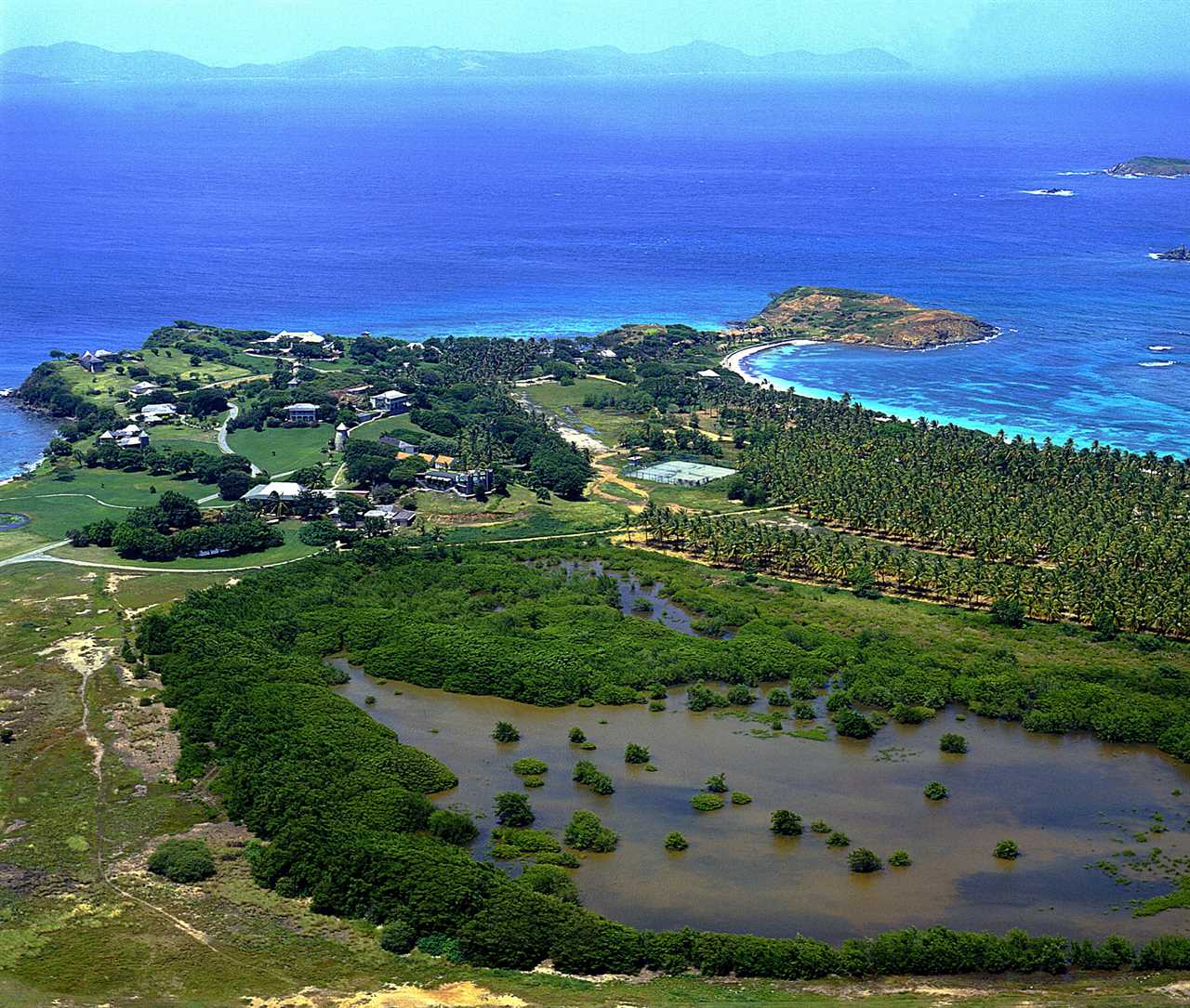 The couple got married on the beautiful Caribbean island of Mustique