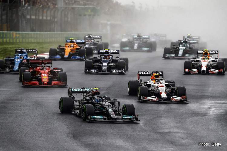 Start of the Turkish Grand Prix 2021