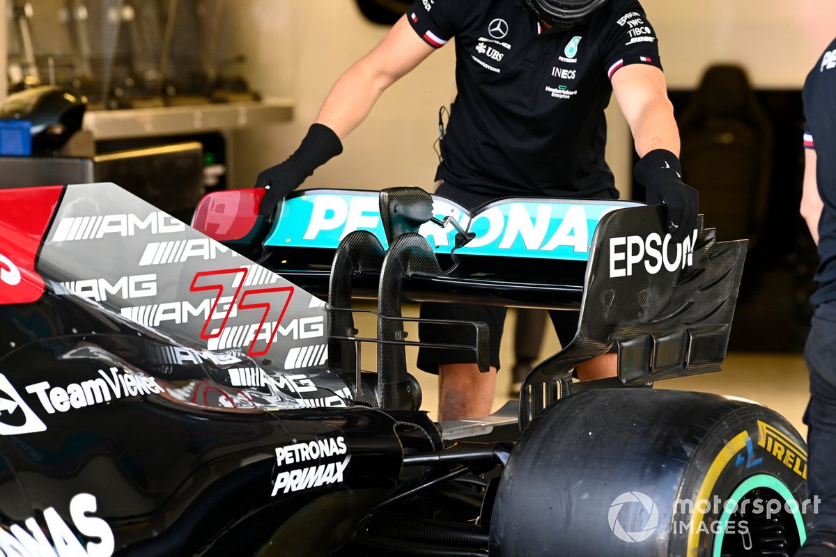 Valtteri Bottas, Mercedes W12 and engineer