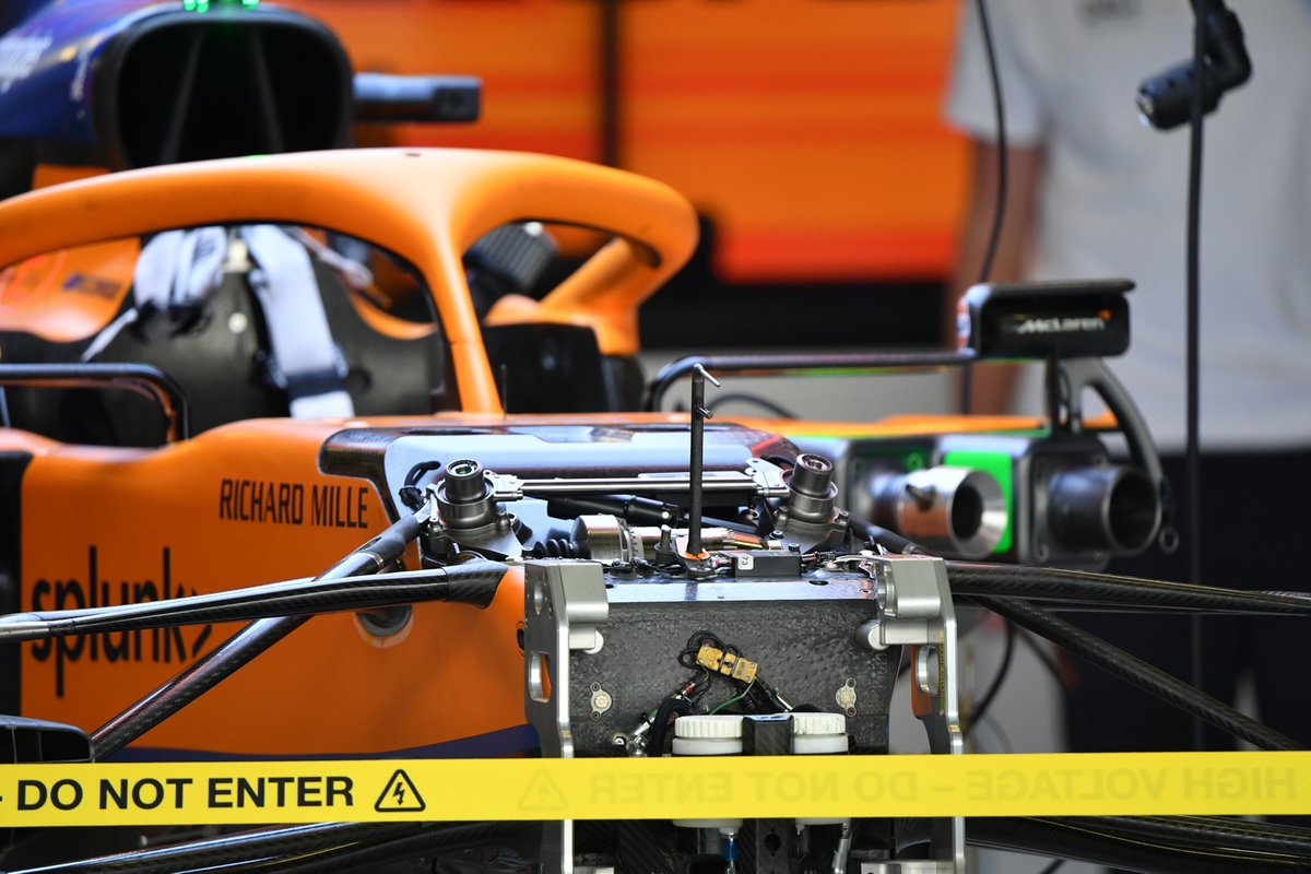 McLaren MCL35M front detail
