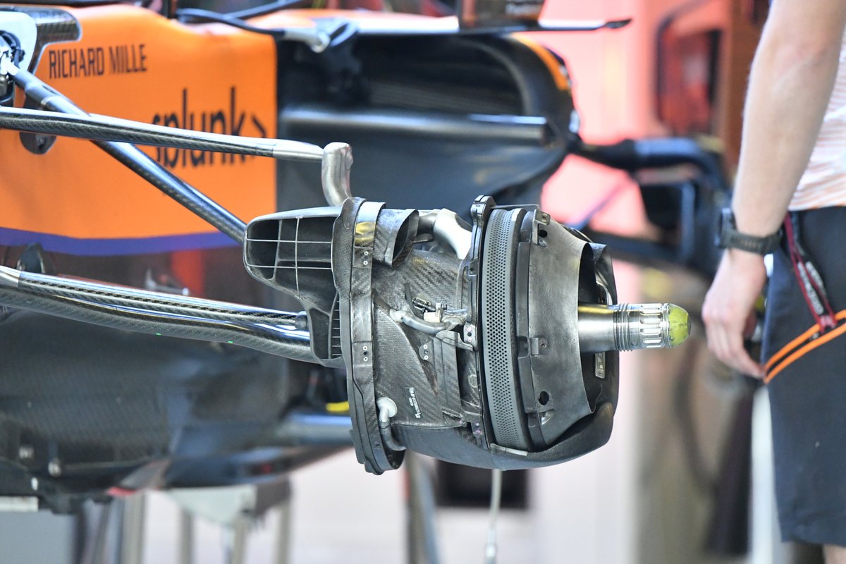 McLaren MCL35M brake drum detail