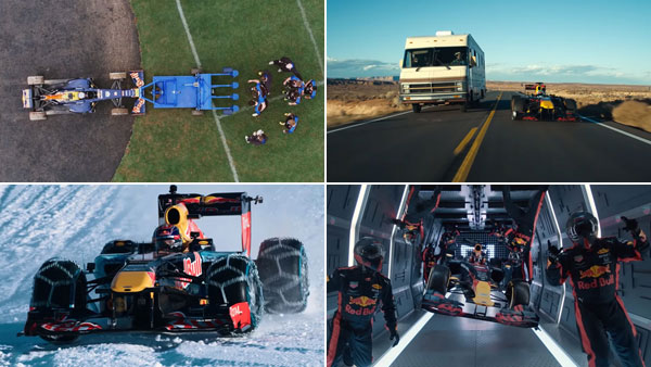 Video: Crazy Things Red Bull Racing used a Formula 1 car for