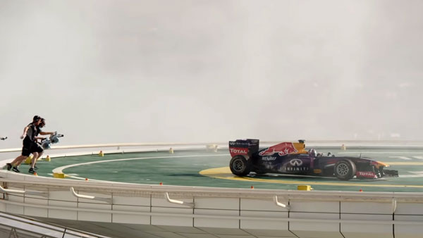 Video: Crazy Things Red Bull Racing used a Formula 1 car for