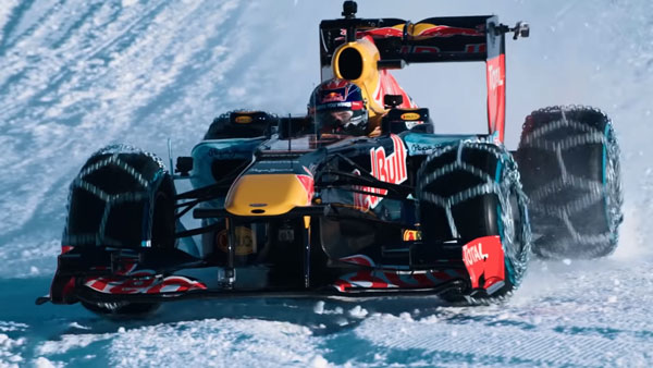 Video: Crazy Things Red Bull Racing used a Formula 1 car for