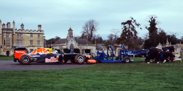 Video: Crazy Things Red Bull Racing used a Formula 1 car for