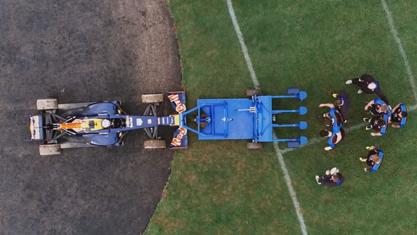 Video: Crazy Things Red Bull Racing used a Formula 1 car for