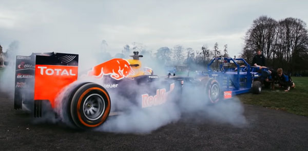 Video: Crazy Things Red Bull Racing used a Formula 1 car for