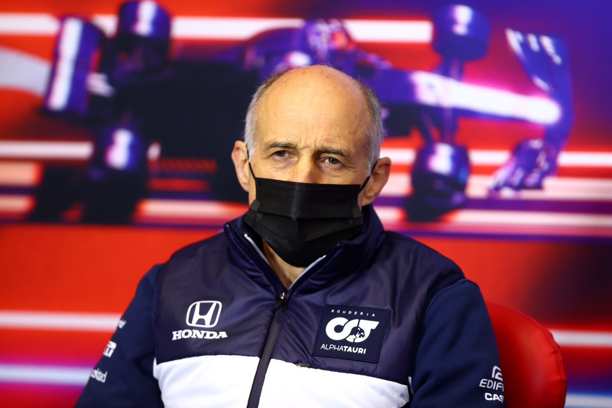 Franz Tost, Team Principal AlphaTauri, in the team principal's press conference