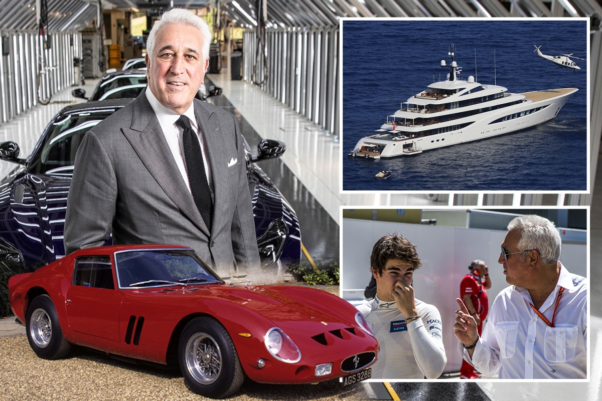 F1 boss Lawrence Stroll owns a £ 50m Ferrari, owned a £ 200m superyacht and married a stunning designer 37 years his junior