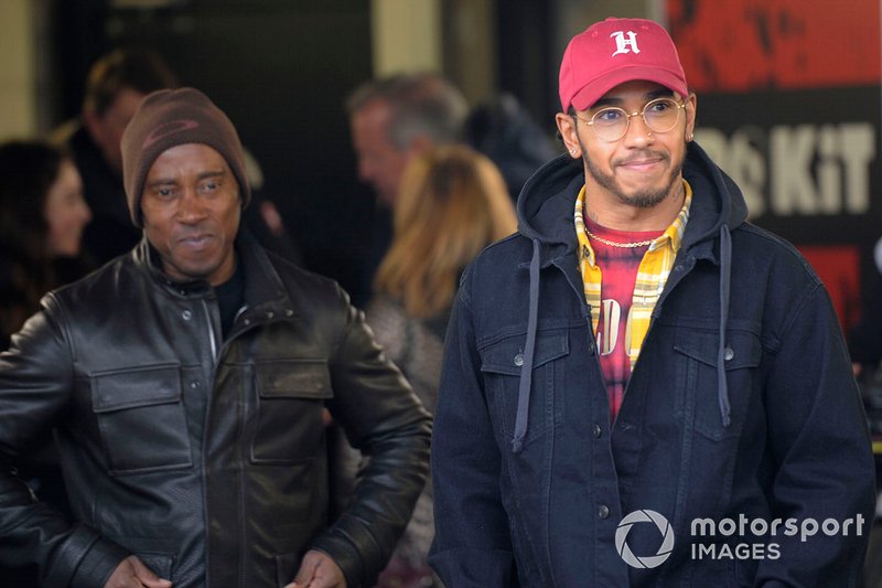 Lewis Hamilton mit seinem Vater Anthony Hamilton