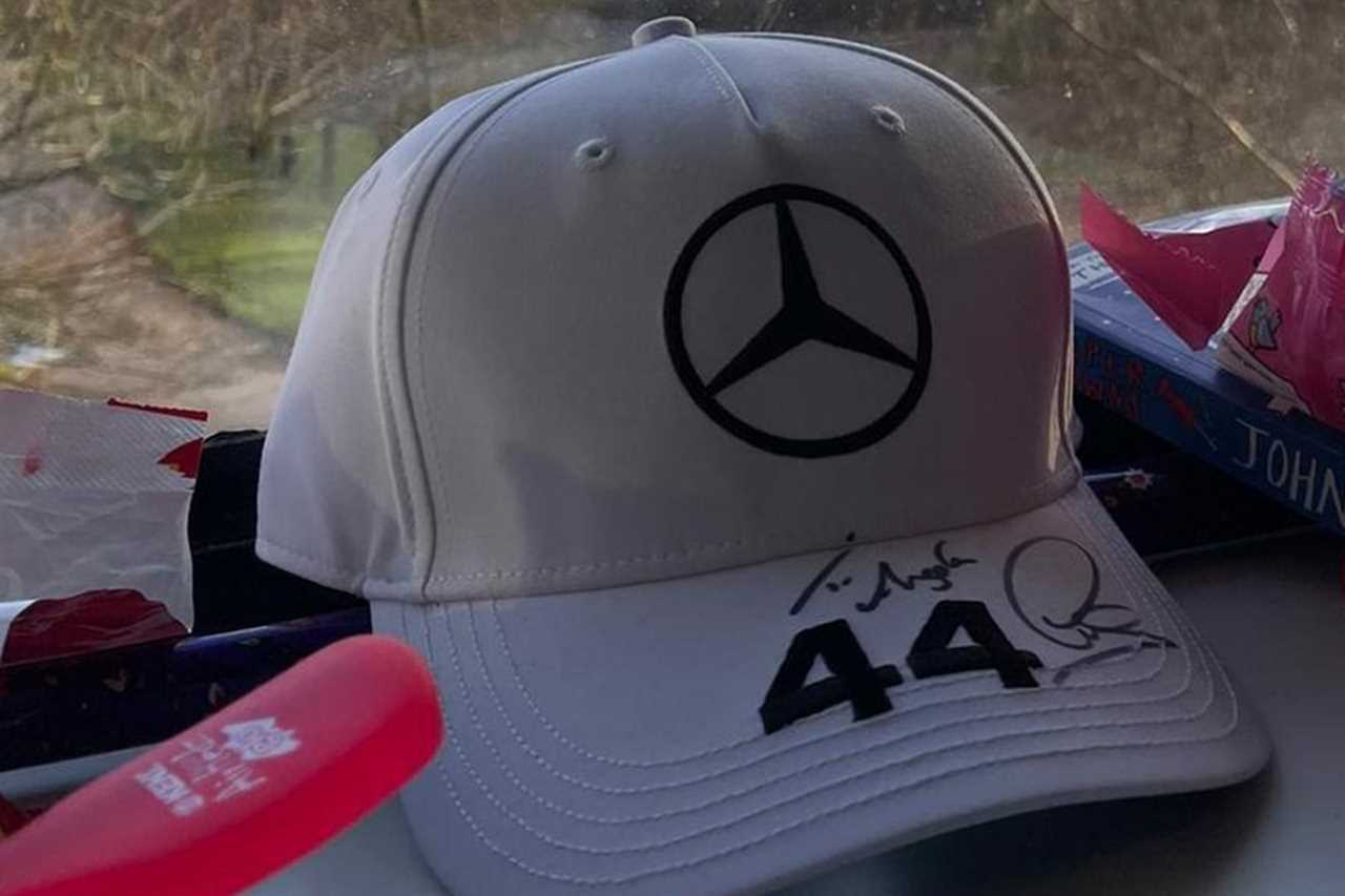 Signierte Hamilton-Cap hat Freude bereitet