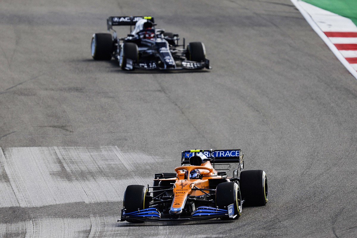 Norris didn't surprise AlphaTauri any closer to the McLaren / Ferrari F1 battle