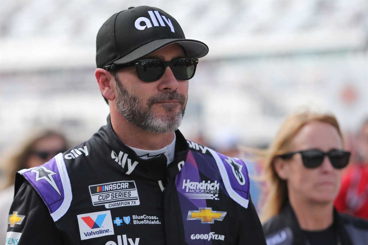 Grosjean puts Jimmie Johnson on the same podium as F1 greats Lewis Hamilton and Michael Schumacher