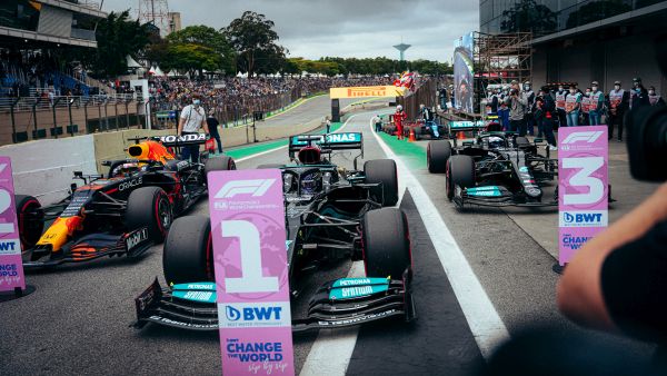 Mercedes AMG Petronas F1 Brazil Friday - P1 and P3 for tomorrow's Sprint