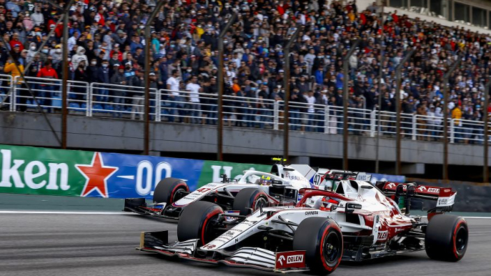 Raikkonen set for pit start after Alfa Romeo wing change