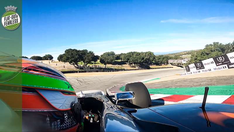 Video: Onboard Häkkinen's F1 title winning child Laguna Seca