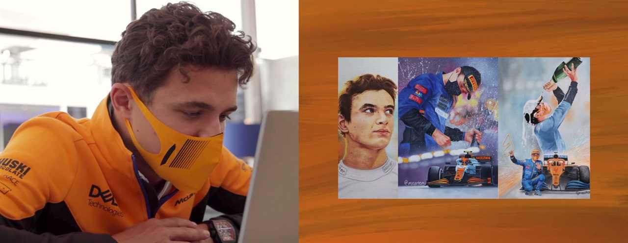 Lando responds to fan art