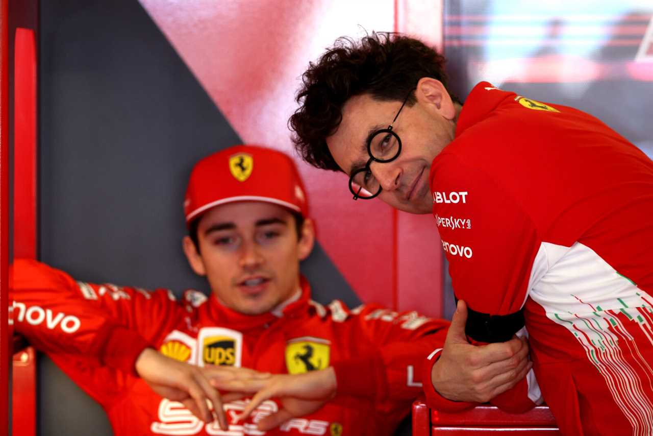 Binotto confirms that Charles Leclerc did not have a Ferrari team radio during the Imola F1 restart