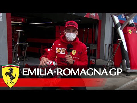 Charles’ lid for the Emilia-Romagna GP